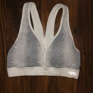 Snakeskin Pattern Sports Bra